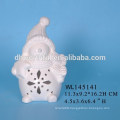 Christmas series bell,white porcelain dinner bell for decoration